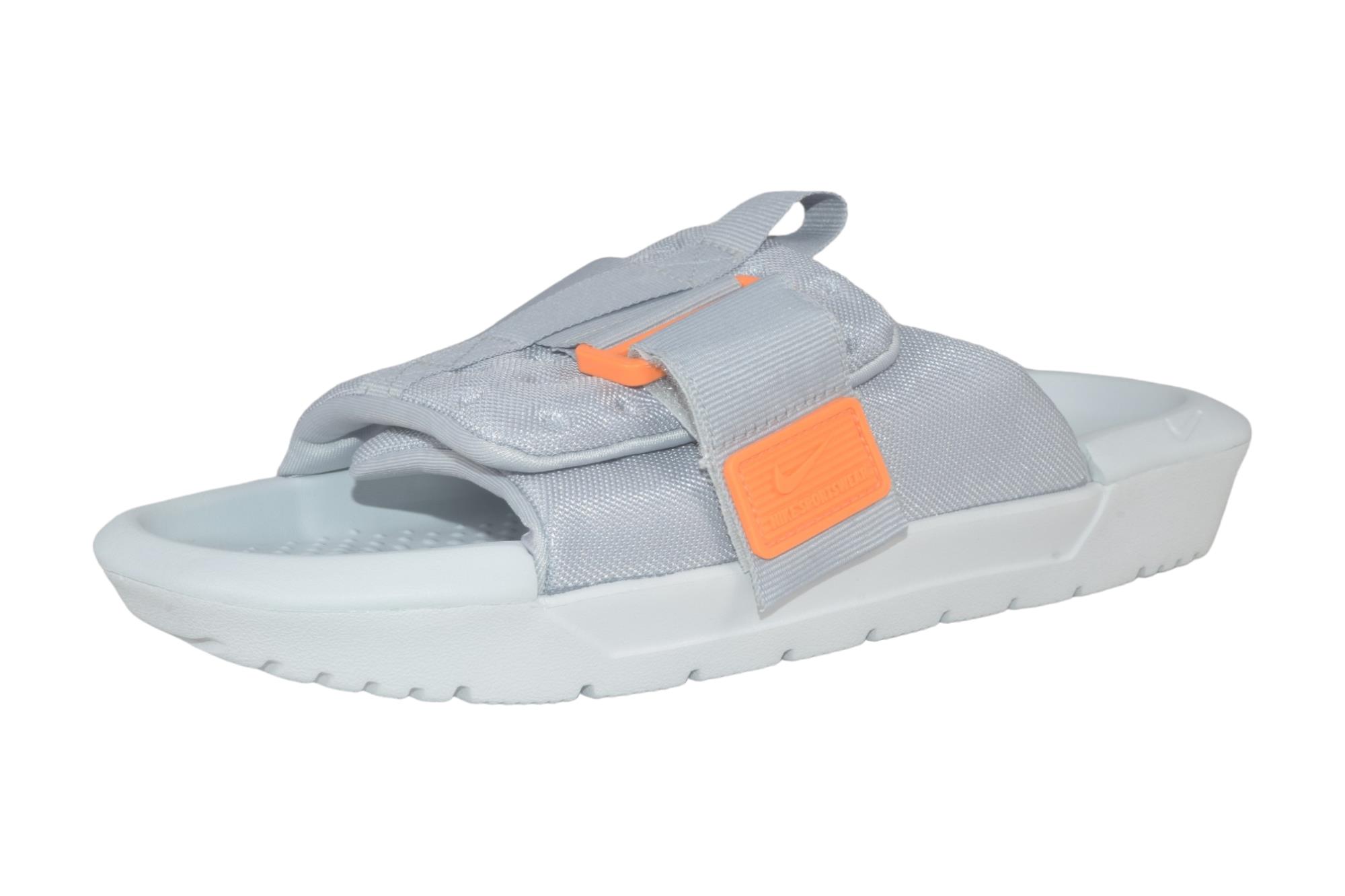 Nike LT SMOKE GREY BRIGHT MANDARIN GRIS FUME CLAIR MANDARIN VIF SLIDES SLIPPERS PARMAR BOOT HOUSE Buy Footwear and Accessories For Men Women Kids