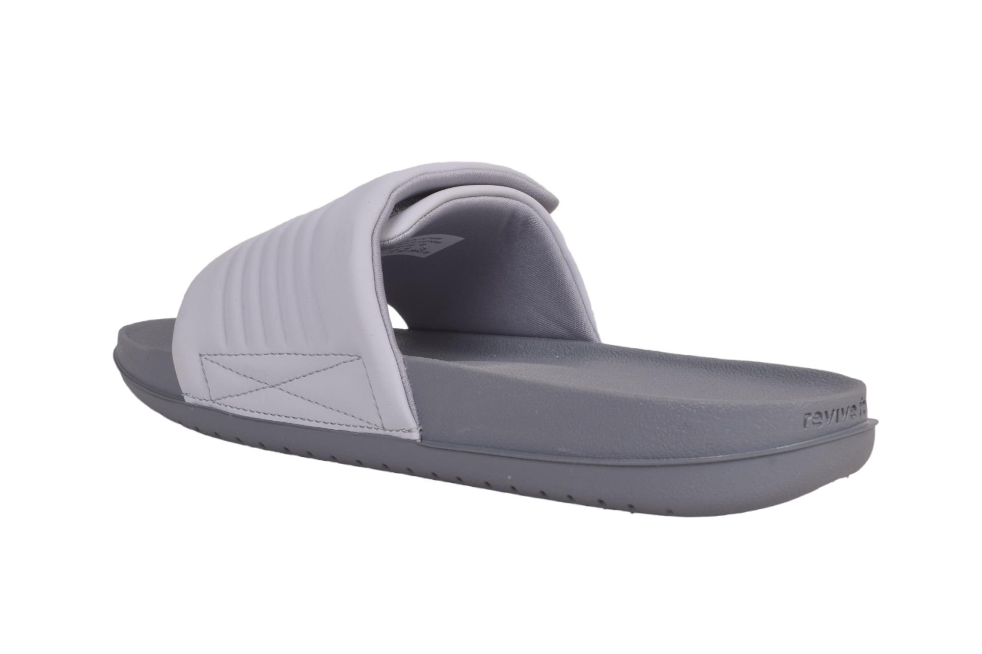 Gray nike online slides