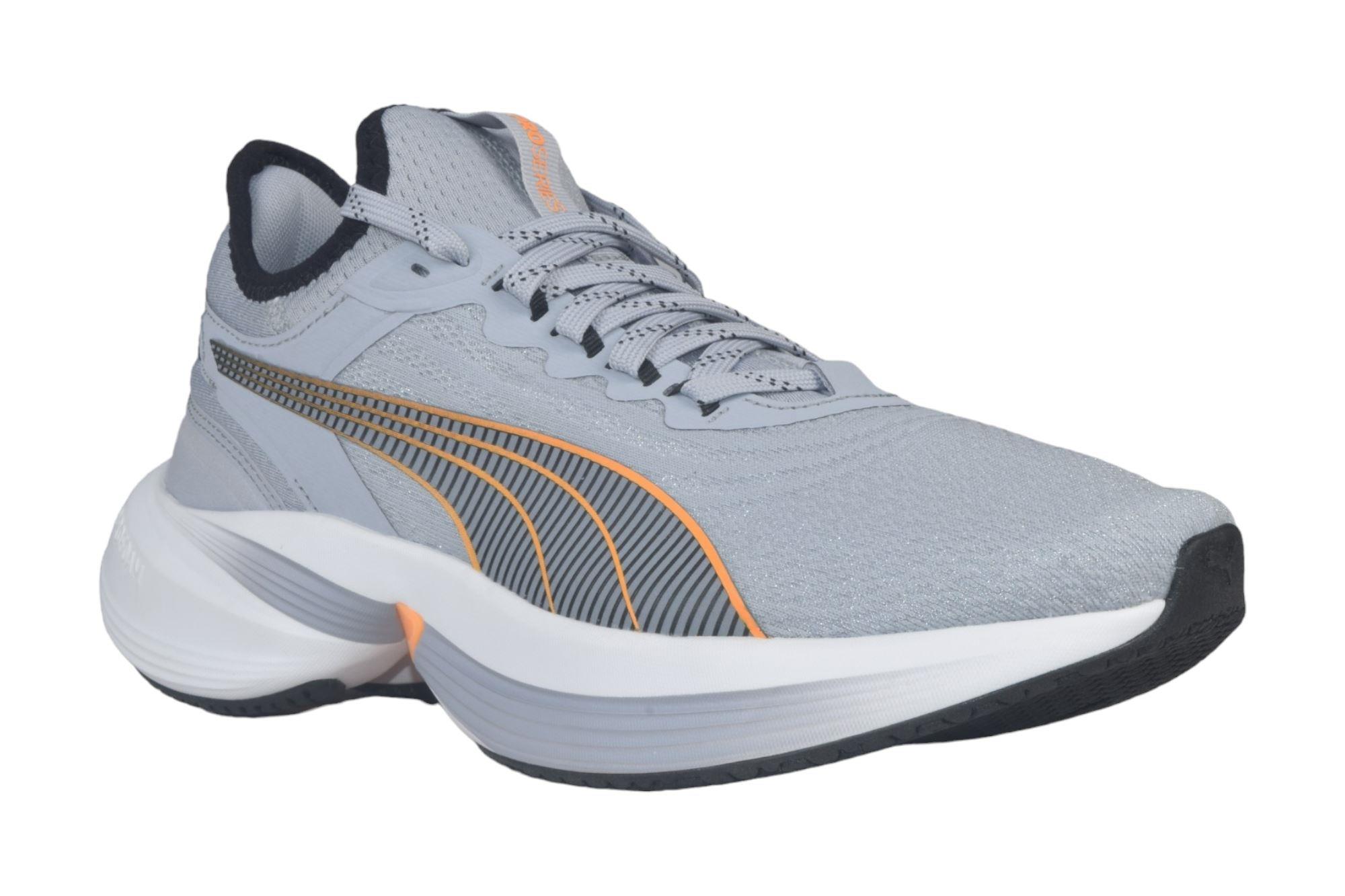 Grey and orange orders puma shoes