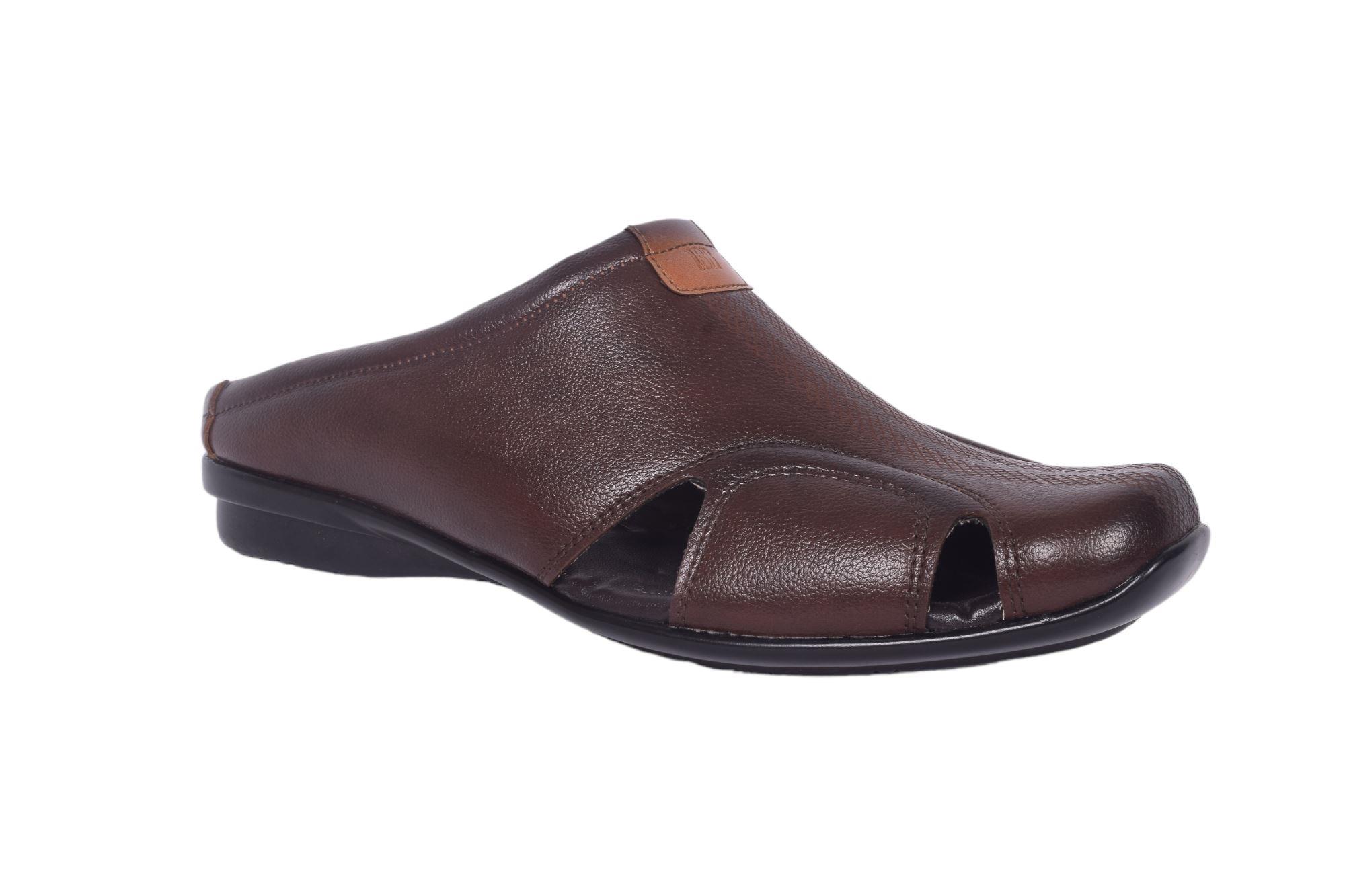 CANVI - TAKE CHANGE TO MAKE CHANGE Kolhapuri Chappal Sandal Slipper for Men  Stylish Faux Leather Men's Kolhapuri Slippers Thong Sandals for Men Stylish  & Comfortable (Brown, 5) : Amazon.in: Shoes & Handbags