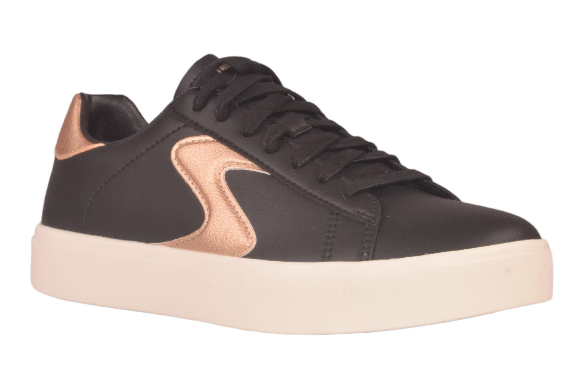 Black rose gold sneakers online