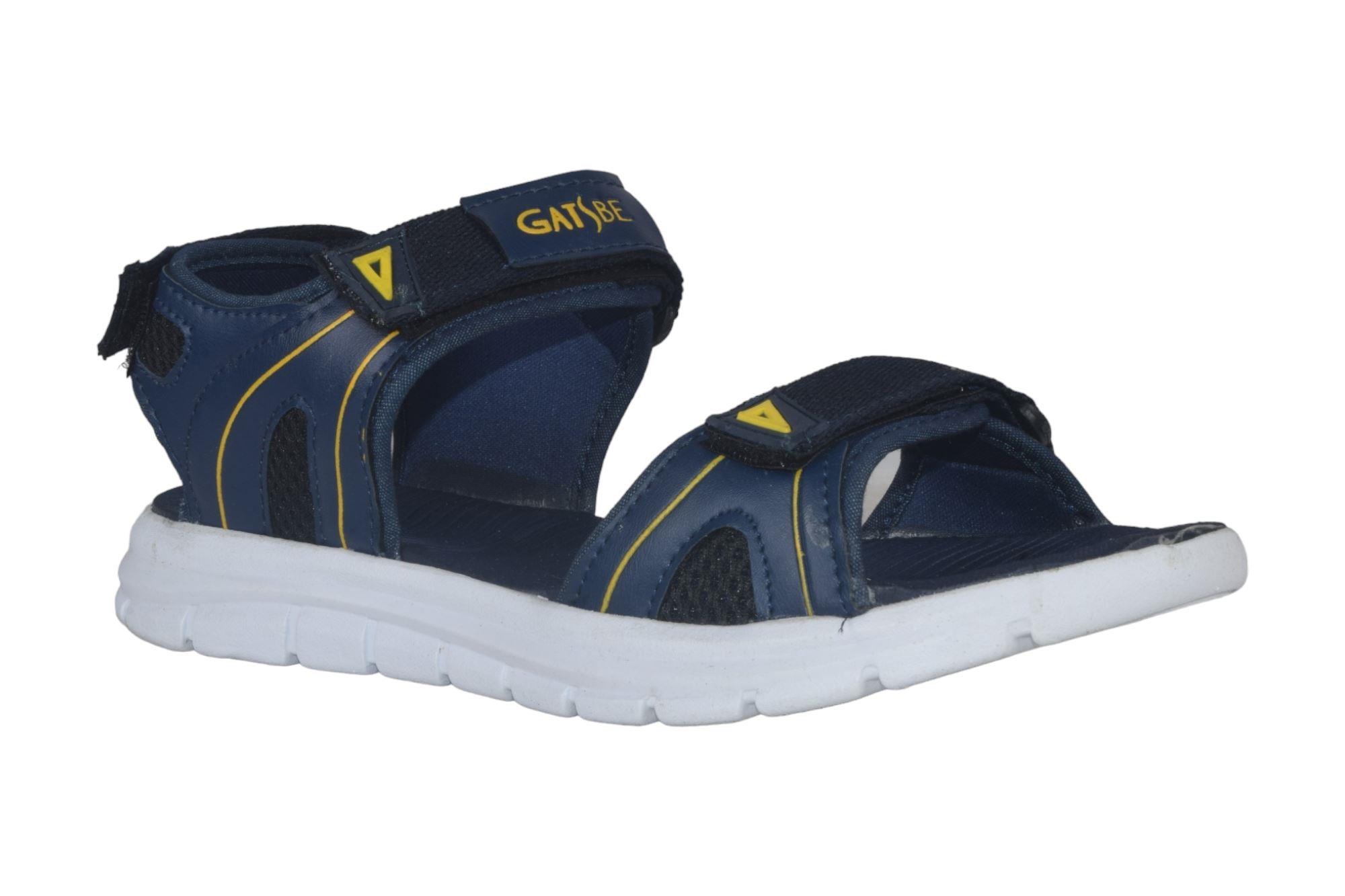 GATSBE N.BLUE YELLOW SANDALS PARMAR BOOT HOUSE Buy Footwear and Accessories For Men Women Kids