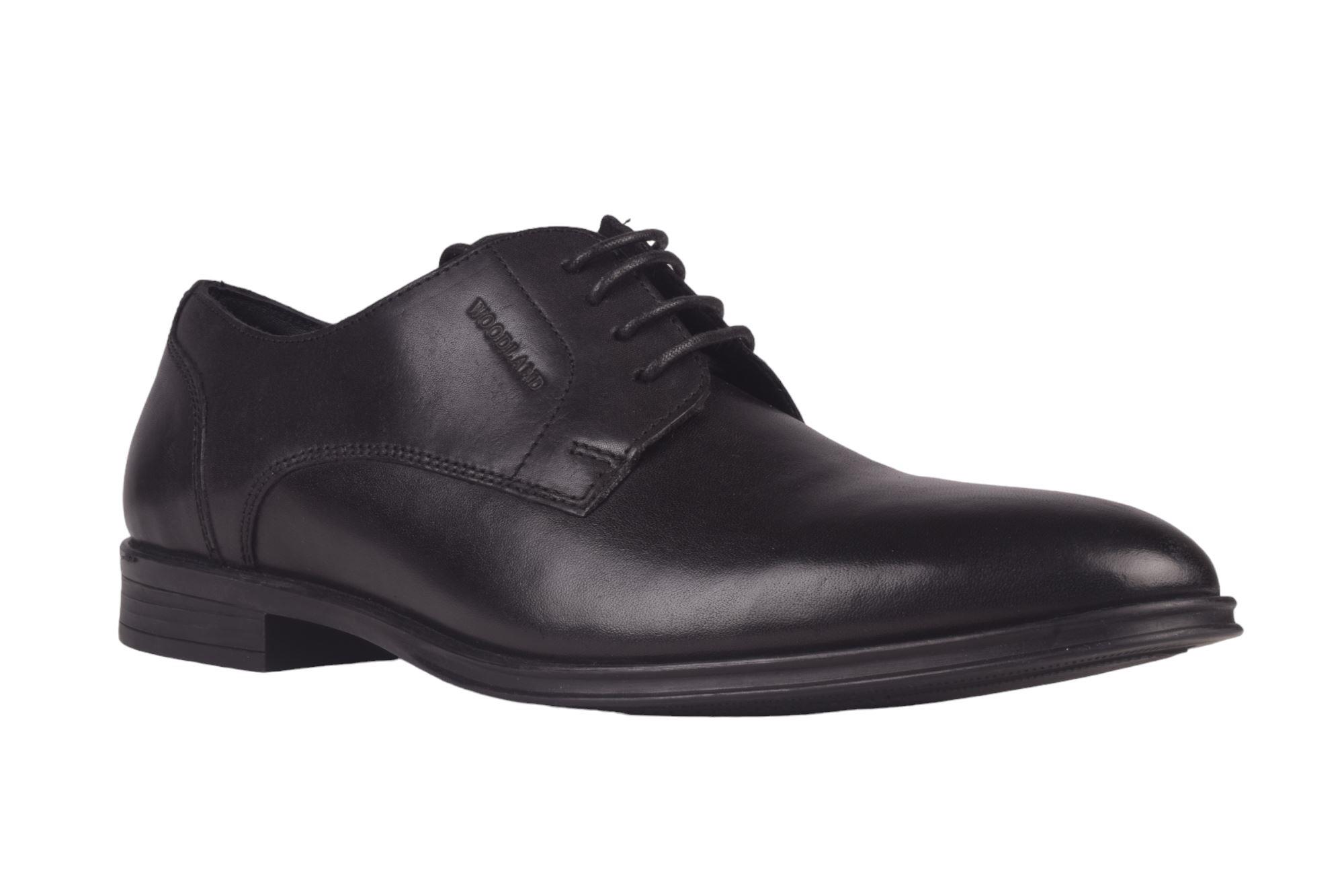 Buy Woodland Men's Black Leather Formal Shoes-9 UK (43 EU) (GW 4139021) at  Amazon.in