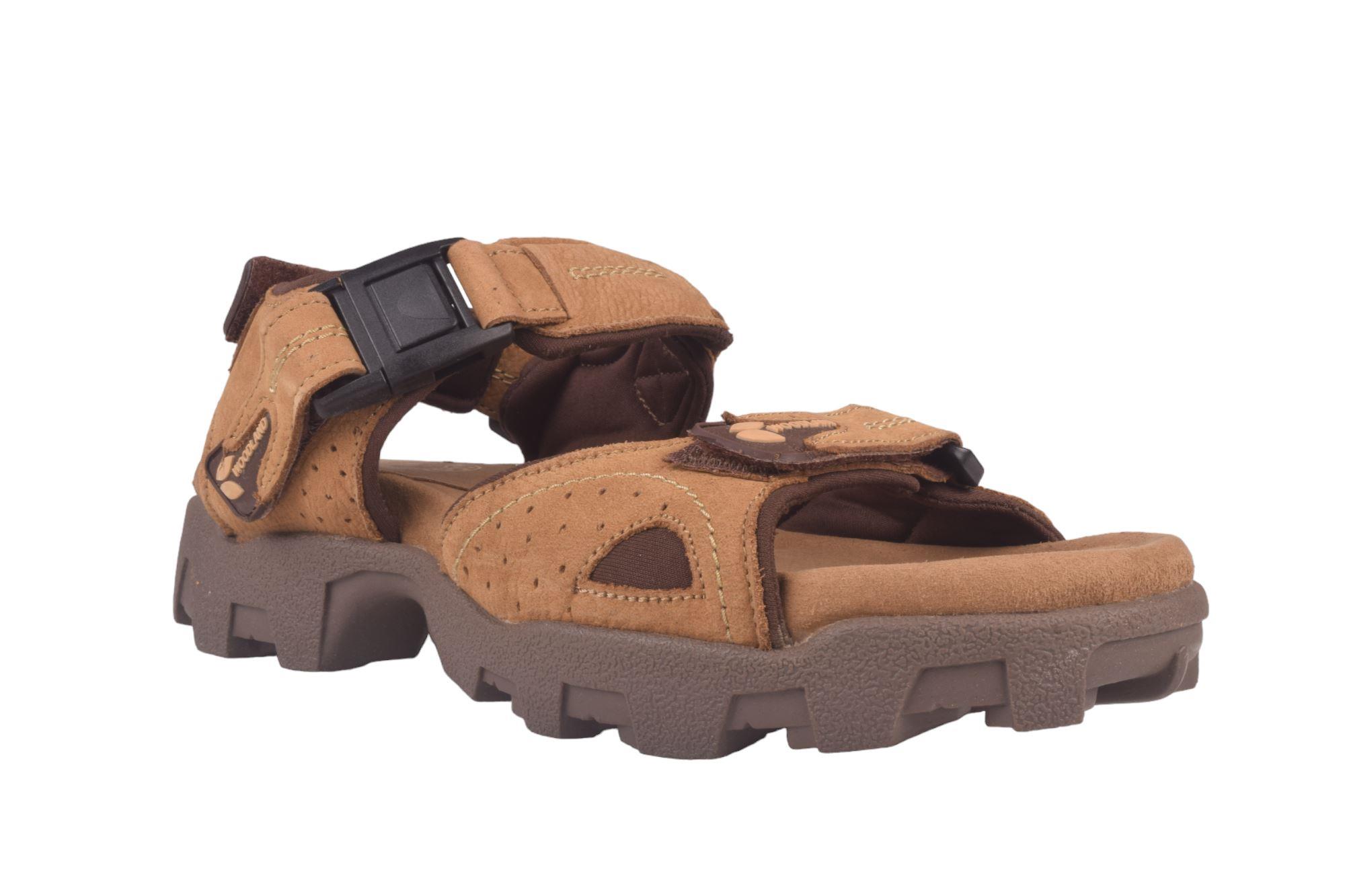 Buy Woodland Men Camel Brown Leather Sandals - Sandals for Men 563759 |  Myntra-sgquangbinhtourist.com.vn
