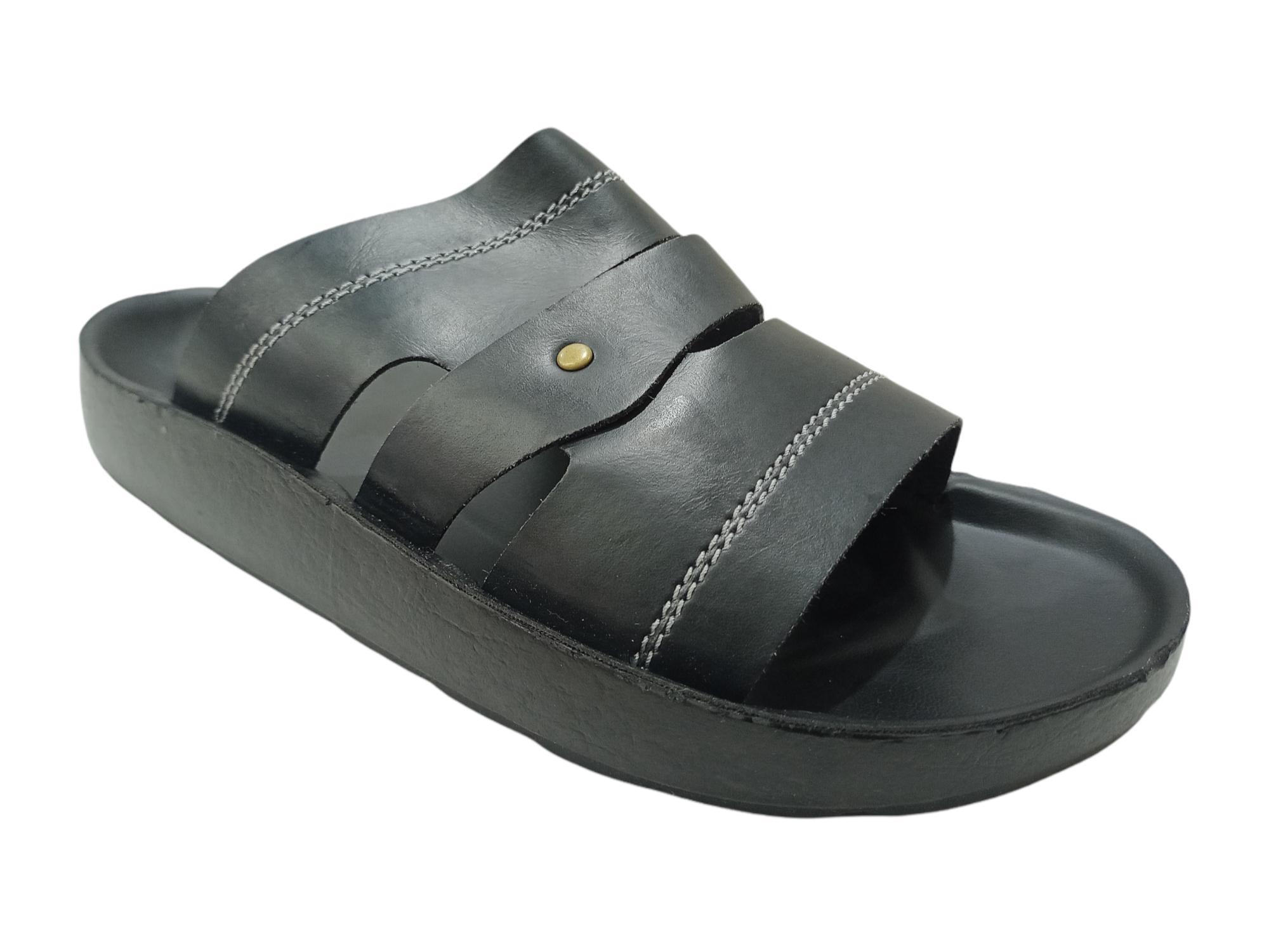 Buy Aerosoft Men Slippers and Flip Flops for Men Casual PU MA 5103 Black at  Amazon.in
