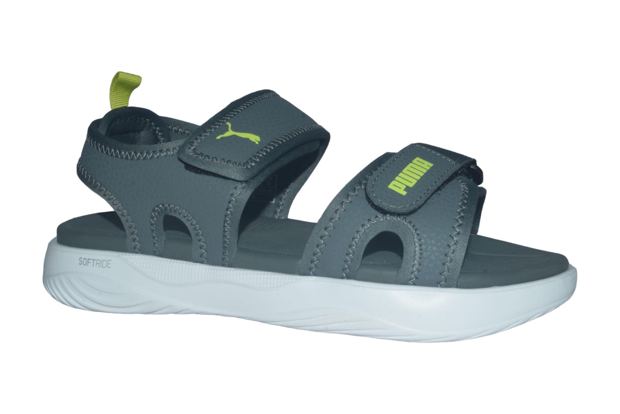 Puma MINERAL GRAY LIME POW WHITE SANDALS PARMAR BOOT HOUSE Buy Footwear and Accessories For Men Women Kids