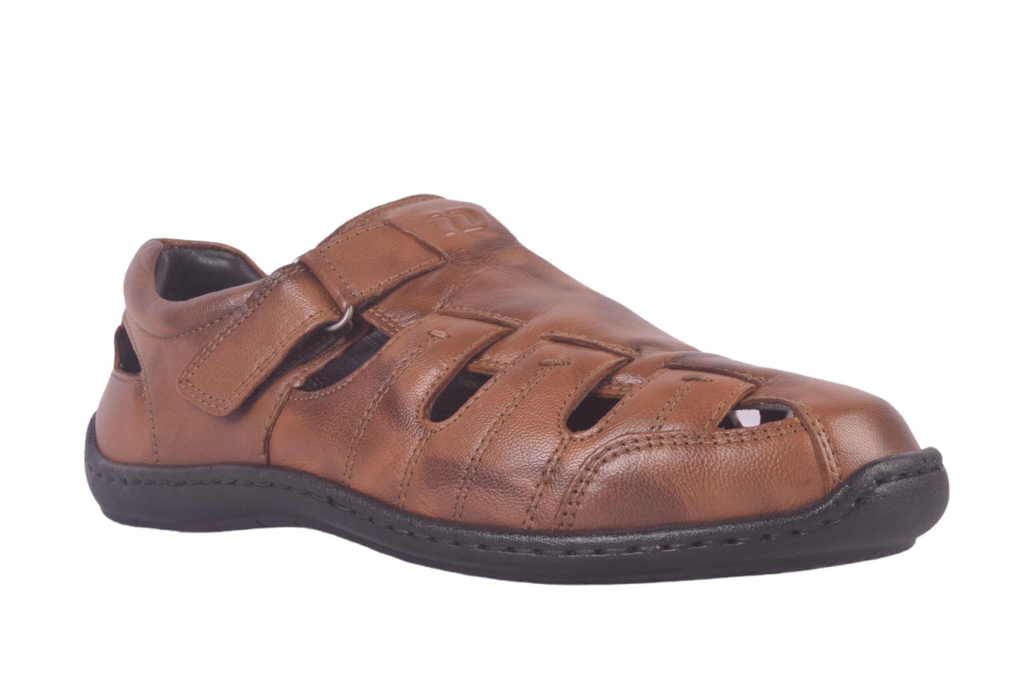 Buy VAN HEUSEN Mens Leather Sandal | Shoppers Stop