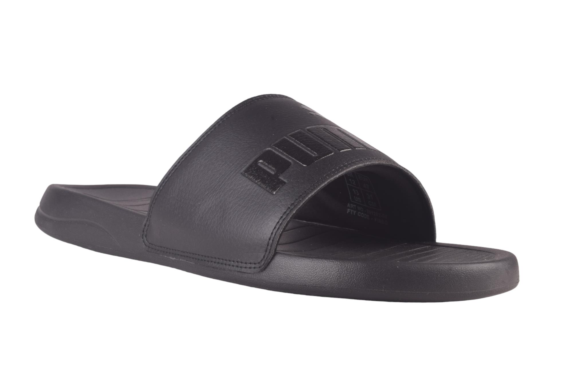 Puma BLACK SLIDES SLIPPERS PARMAR BOOT HOUSE Buy Footwear and