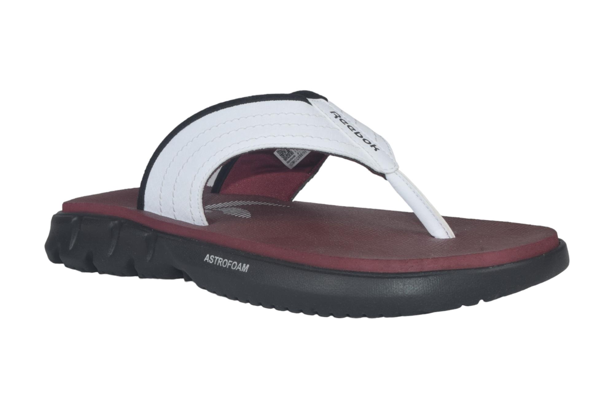 Reebok CLASSIC MAROON BLACK WHITE SLIPPERS PARMAR BOOT HOUSE Buy Footwear and Accessories For Men Women Kids