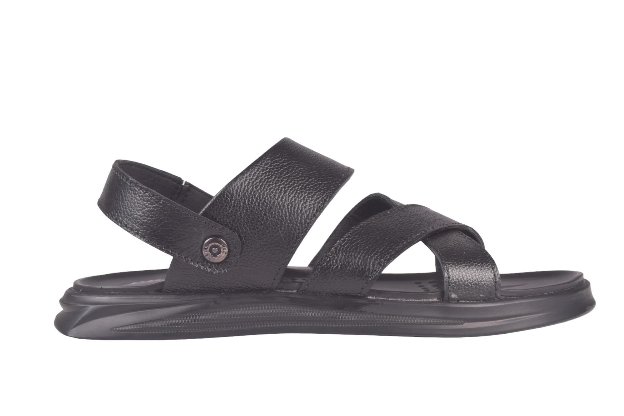 Mens Black Cartago Ilheus Sandals | Soletrader