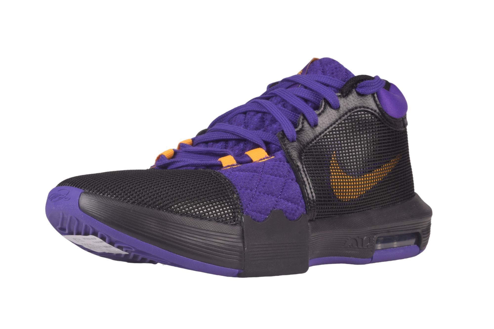 Nike shoes purple and on sale gold