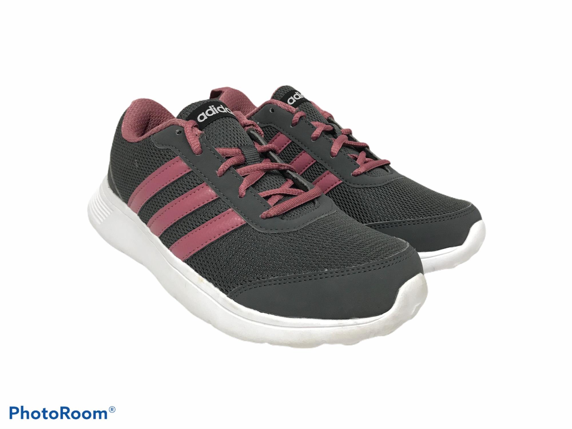 grey pink adidas trainers