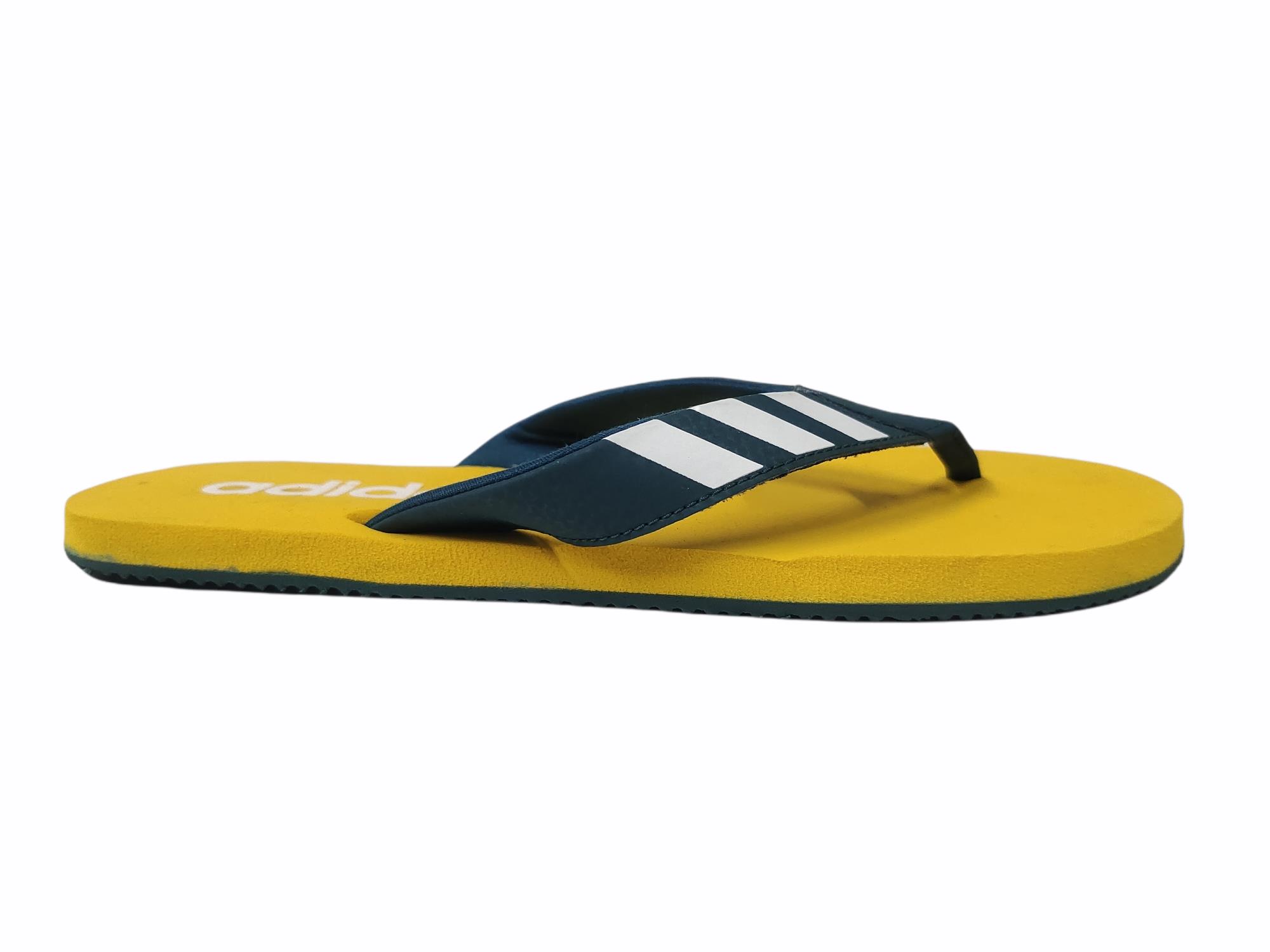 Adidas YELLOW/WHT SLIPPER :: Online Shopping @ PARMAR 