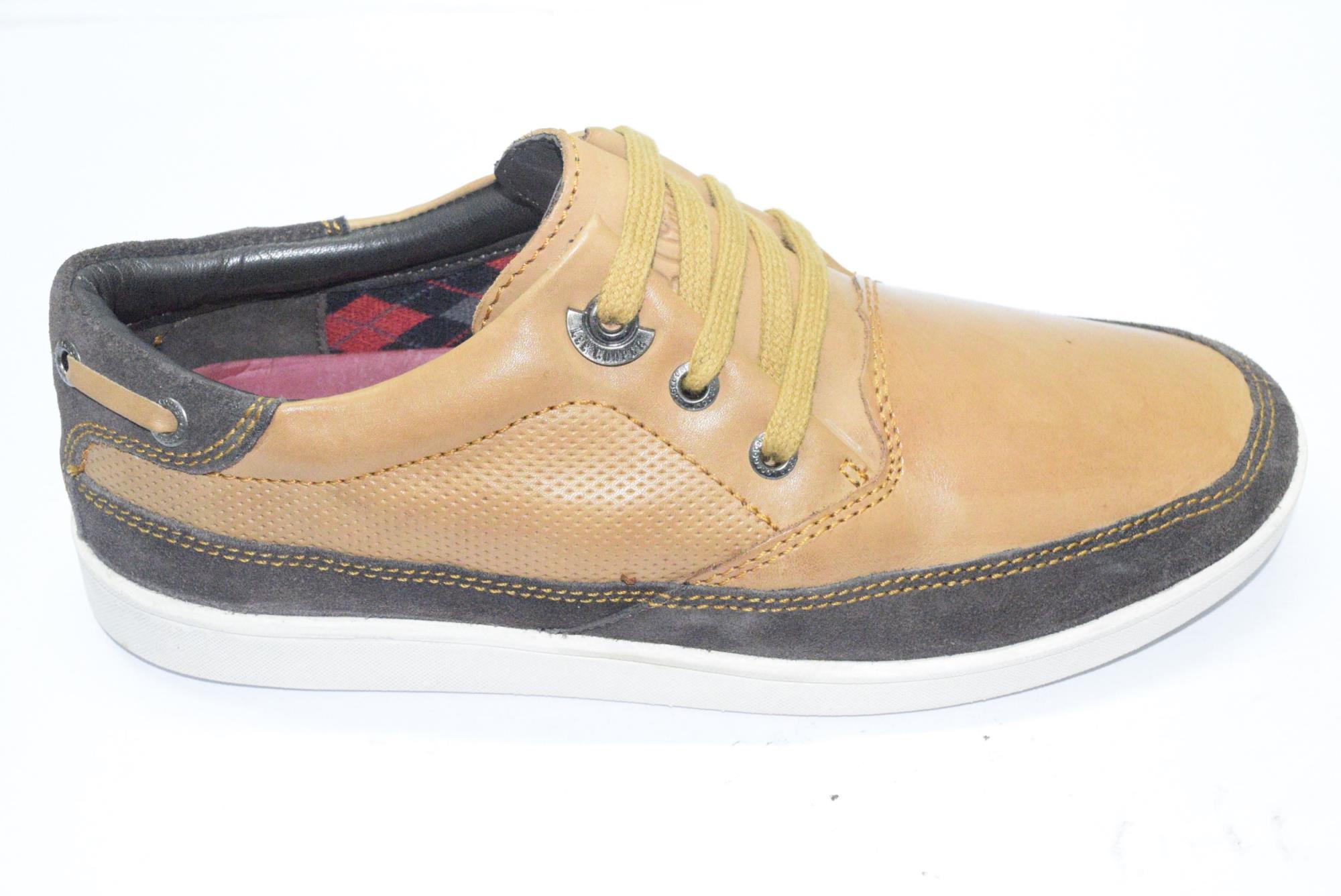 lee cooper tan casual shoes