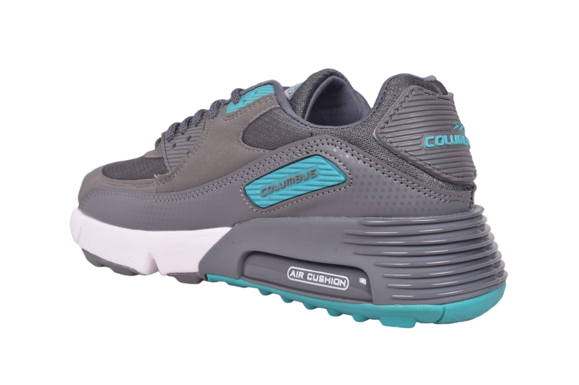 Columbus GREY/GREEN SPORTS SHOES 