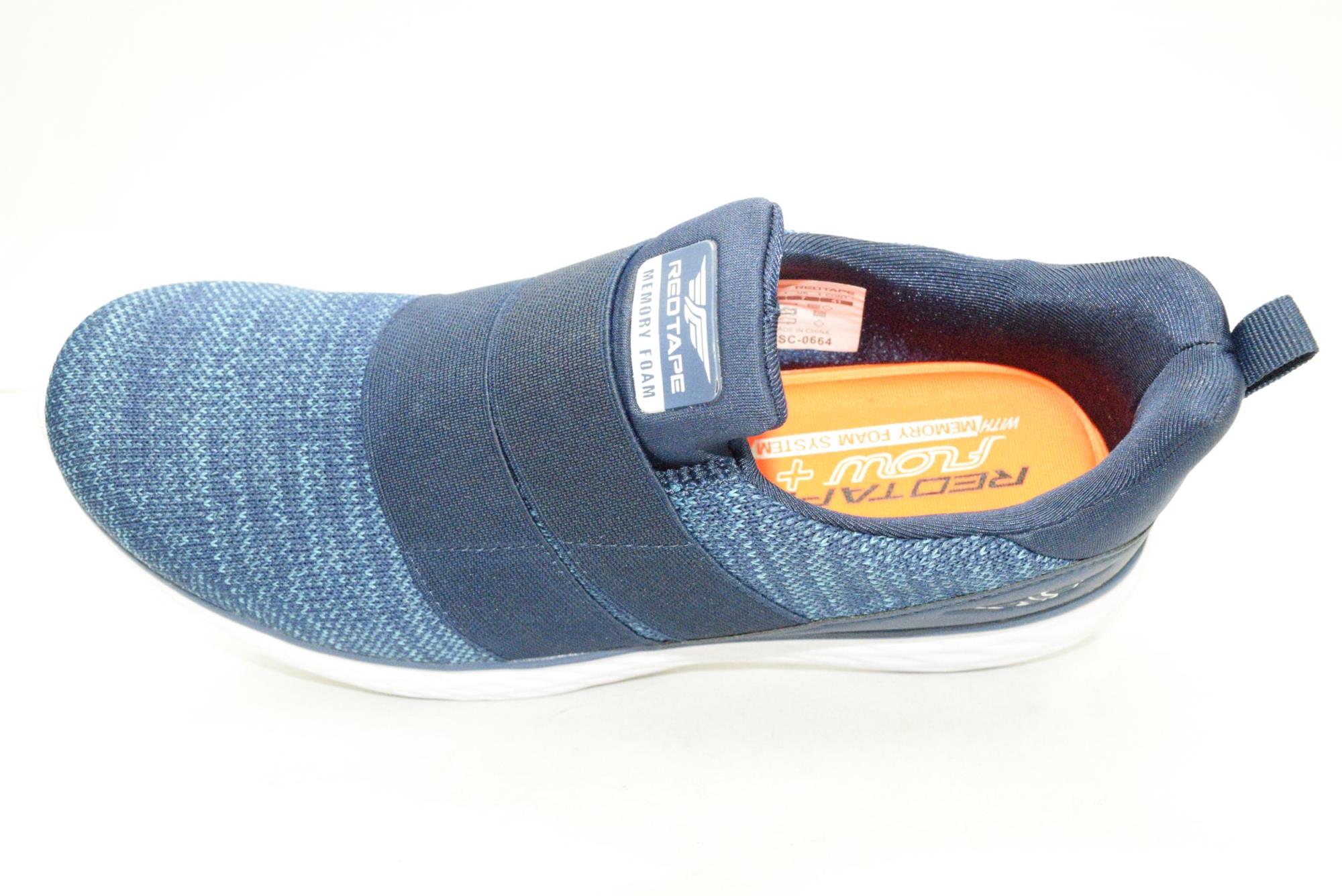 red tape blue shoes