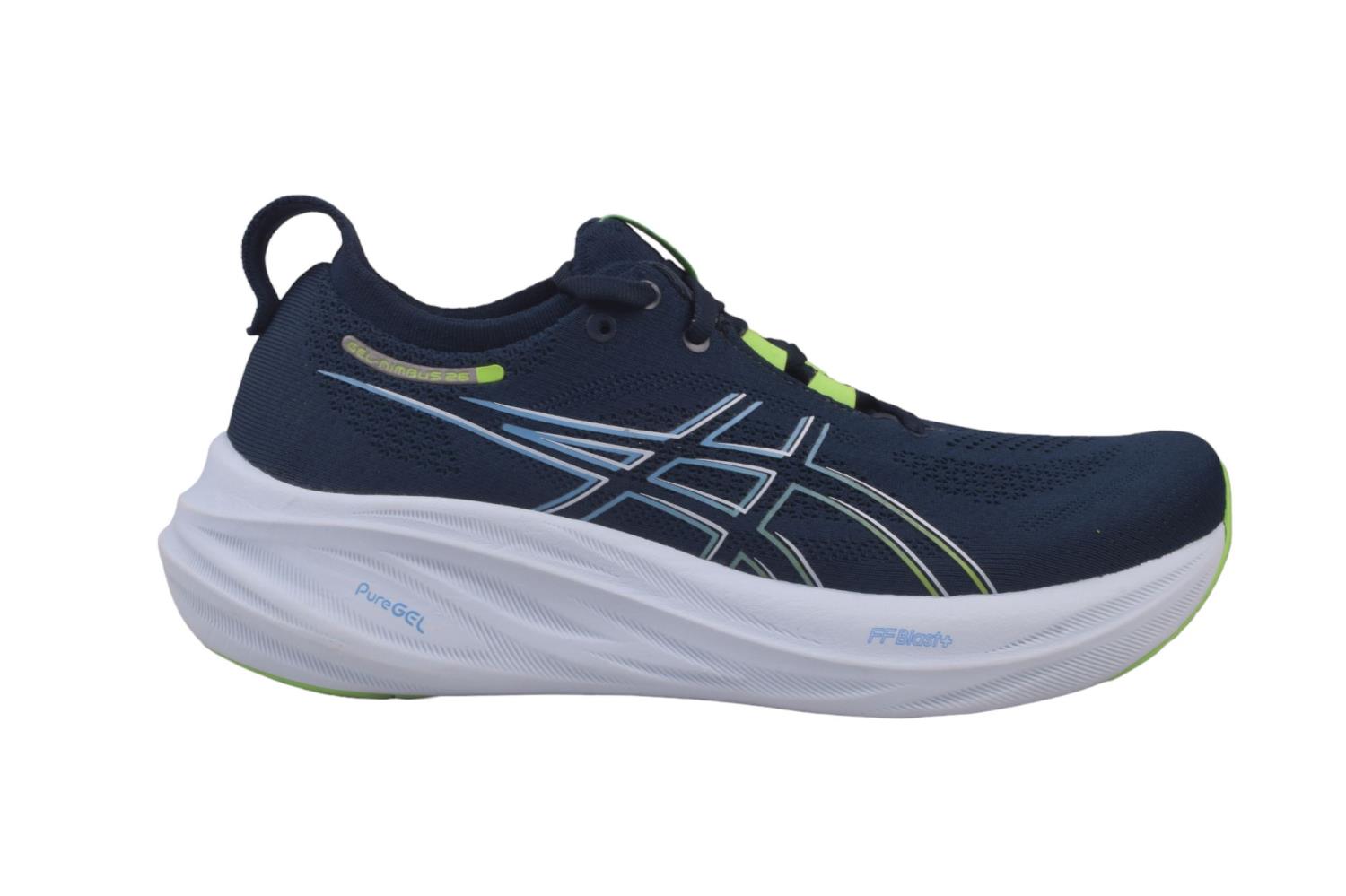 Asics NAVY/LIME SNEAKERS ::PARMAR BOOT HOUSE | Buy Footwear and