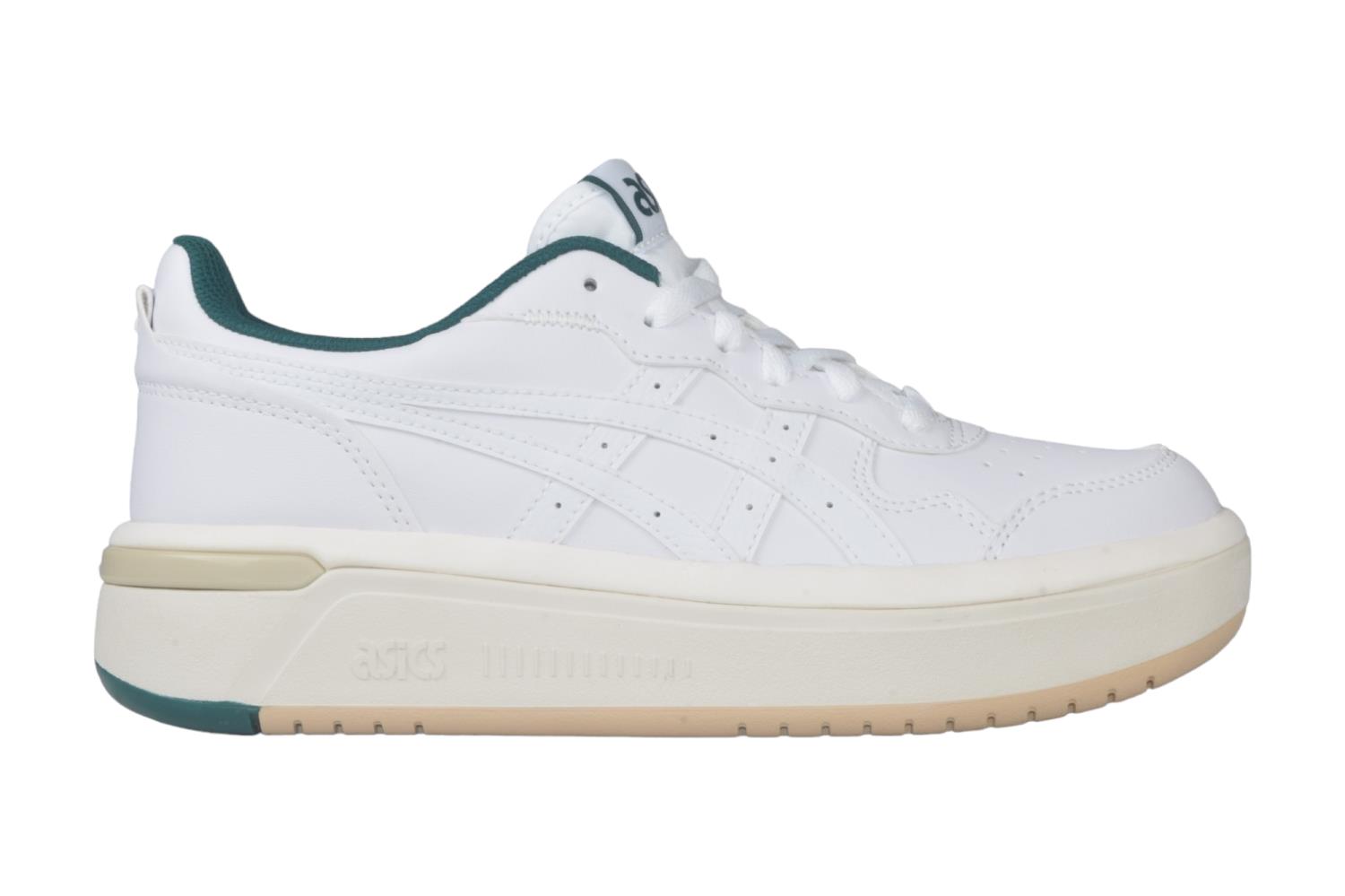 Asics WHITE/JEWEL GREEN SNEAKERS ::PARMAR BOOT HOUSE | Buy 